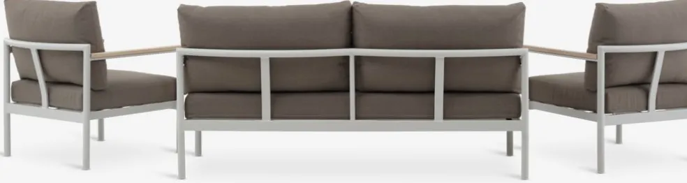 ODDESUNDConjunto muebles jardín ODDESUND 4,5 plazas beis
