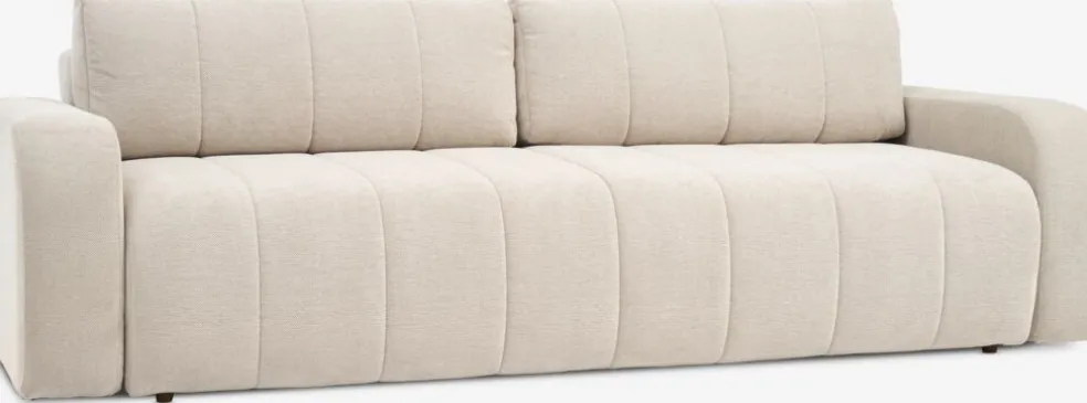 ORMSLEVSofá cama ORMSLEV 3 plazas tela beis