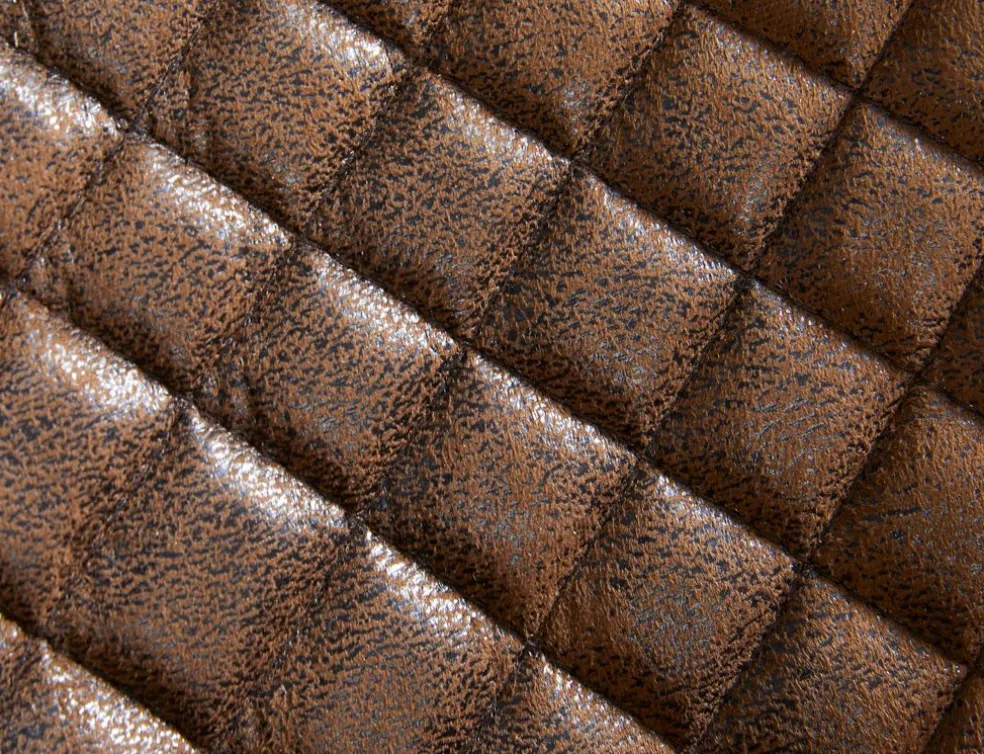 PEBRINGETaburete de bar PEBRINGE con respaldo tela marrón/negro