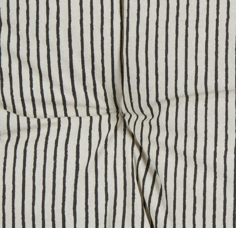 PILCojín de asiento PIL 40x40x7 beis/negro