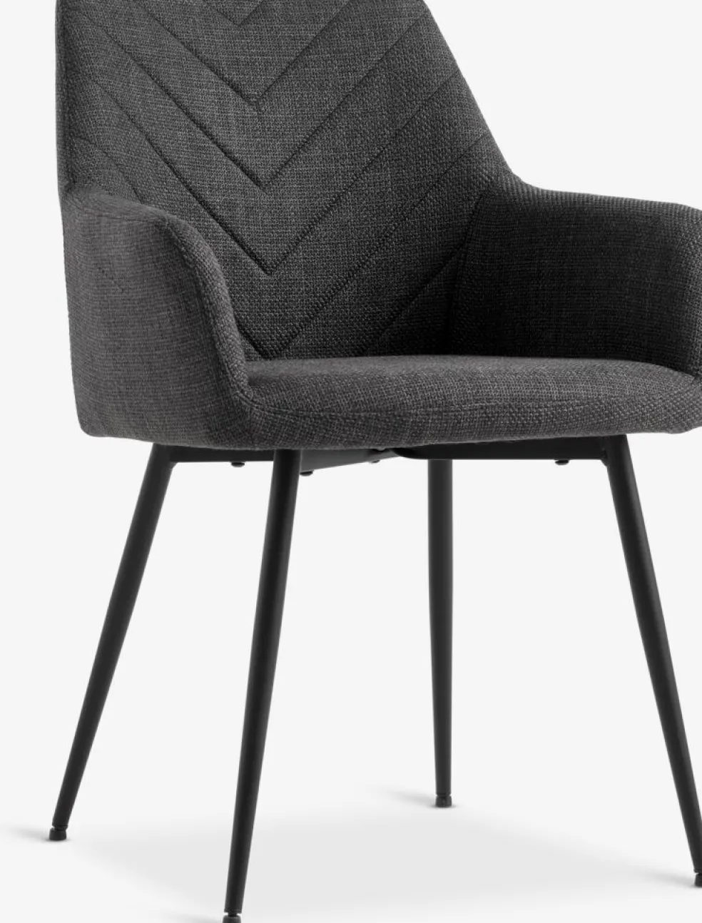 PURHUSSilla de comedor PURHUS gris/negro
