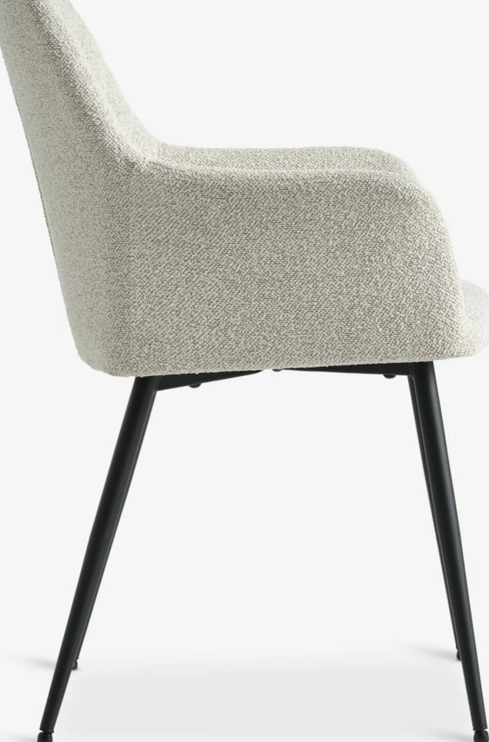 PURHUSSilla de comedor PURHUS blanco crudo/negro