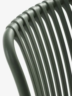 RADSTRUP + NABBENMesa RADSTRUP Ø60 negro + 2 sillas NABBEN verde oliva