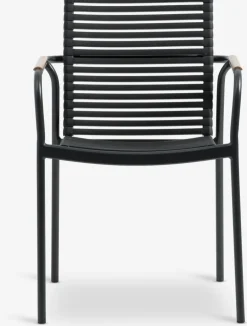 RANGSTRUP + NABEMesa RANGSTRUP Ø130 natural/negro + 4 sillas NABE negro