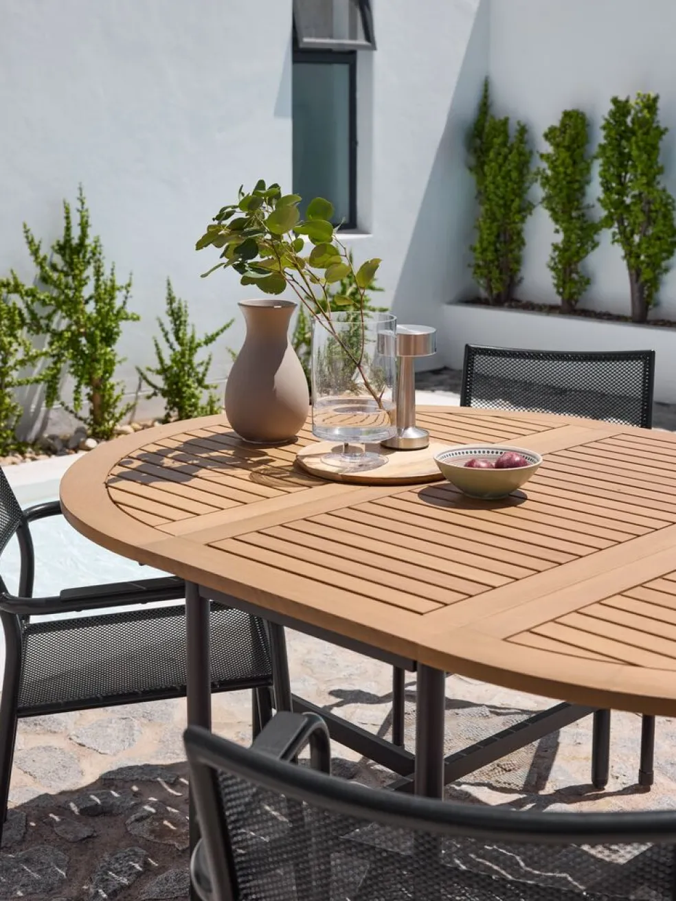 RENAMesa de jardín RENA A121xL59/175 madera dura