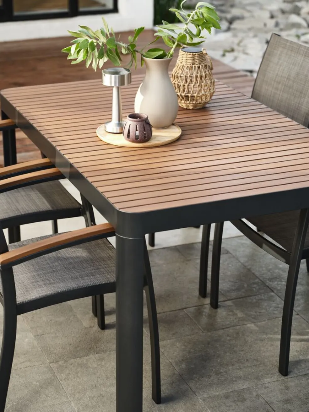 SIRDALMesa de jardín SIRDAL A91xL149 madera dura