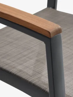 SIRDAL + SIRDALMesa SIRDAL L91 madera dura + 4 sillas SIRDAL gris