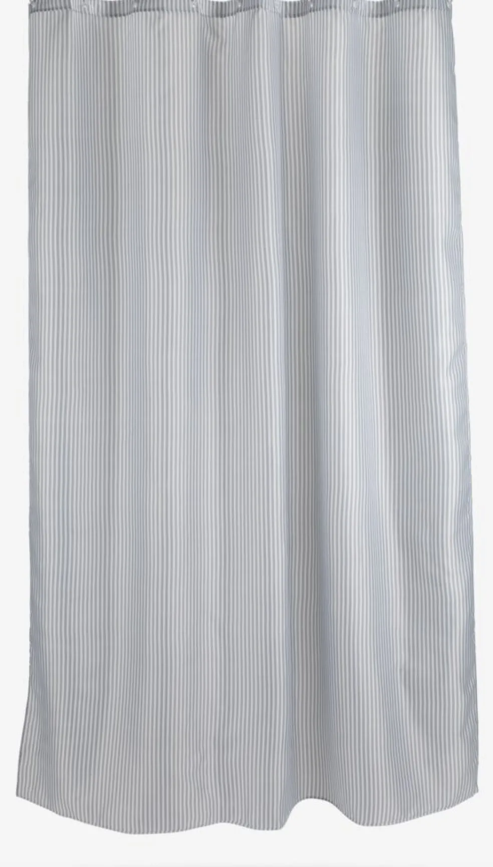 SUNDBYPLUSCortina de ducha SUNDBY 180x200 gris/blanco
