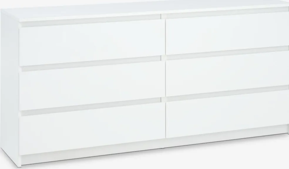 TANGECómoda TANGE 3+3 cajones blanco