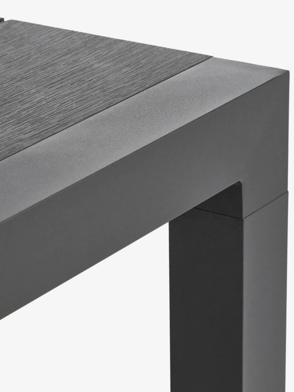 TYDALMesa de jardín TYDAL A95xL208/272 negro