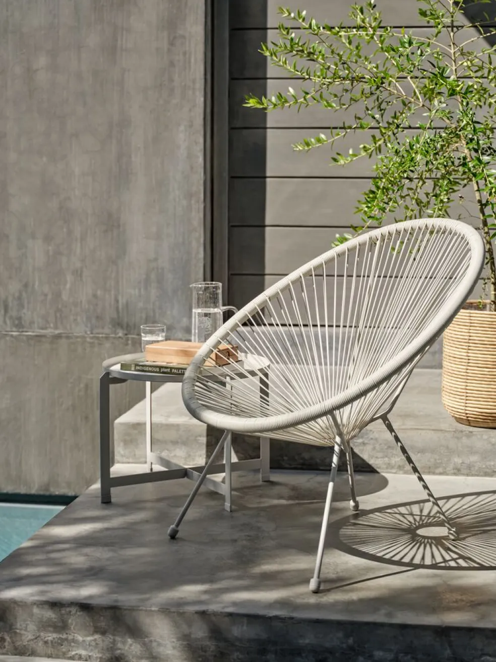UBBERUPSillón de exterior de jardín UBBERUP beis