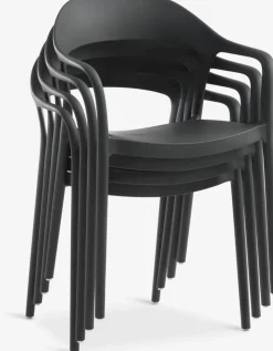 ULBJERG + NANNESTADMesa ULBJERG L214/297 madera dura + 4 sillas NANNESTAD
