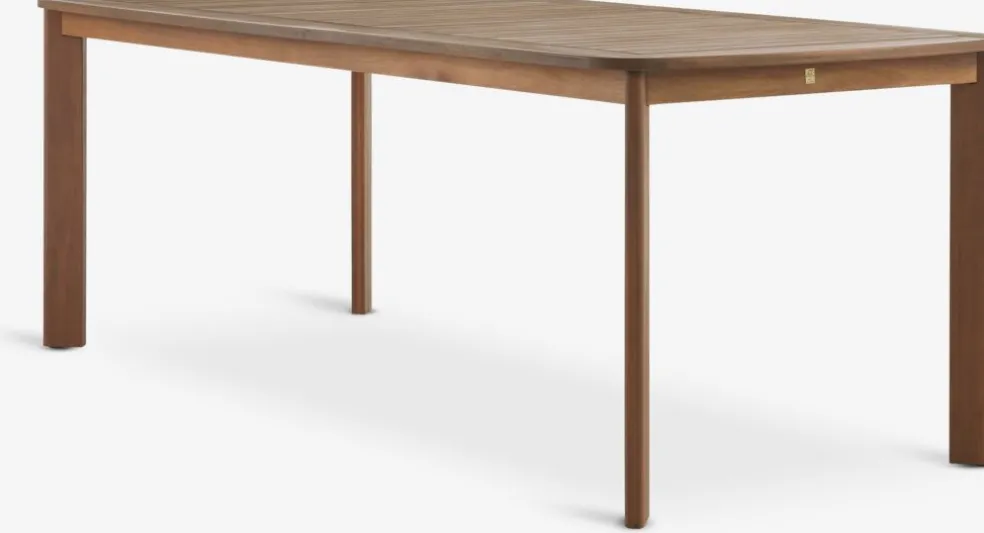 UVDAL + SIRDALMesa UVDAL L223 madera dura + 4 sillas SIRDAL gris