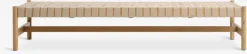 VADEHAVETDiván cama VADEHAVET 189x67 tela natural/roble