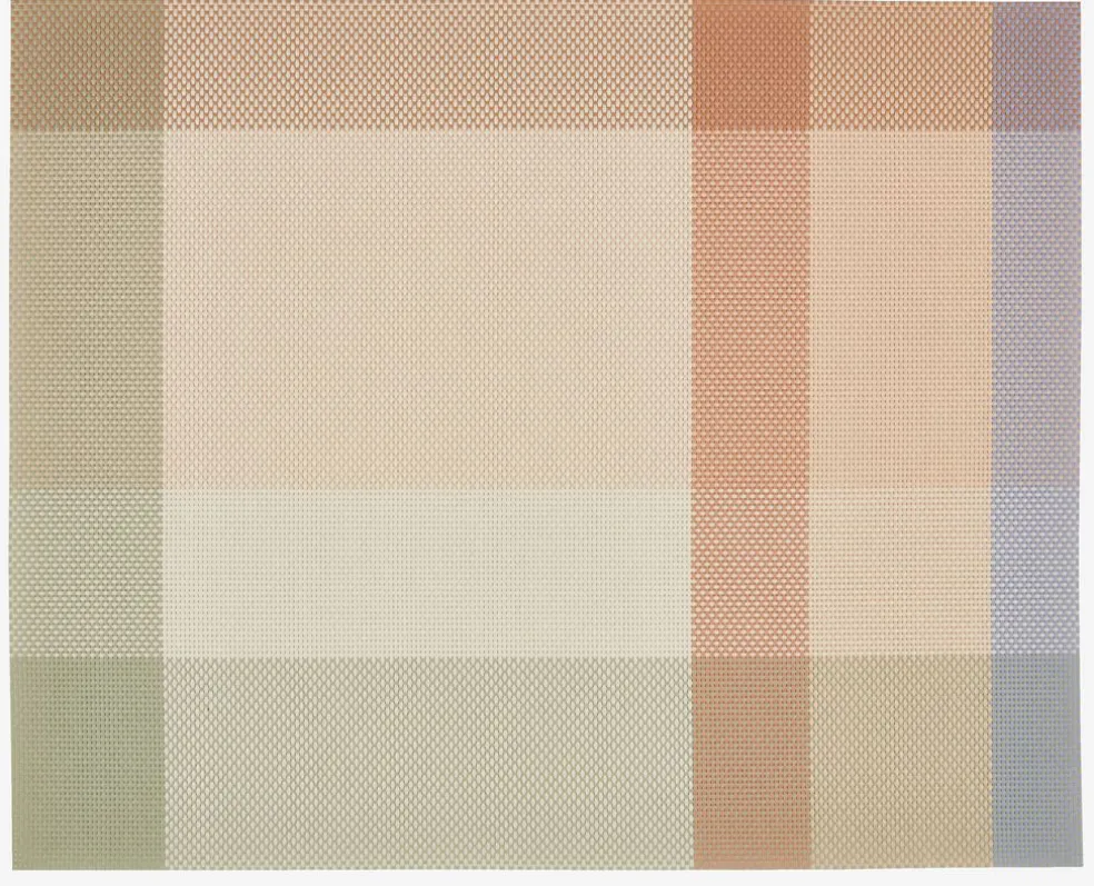 VALLMOMantel individual VALLMO 33x42 verde/naranja
