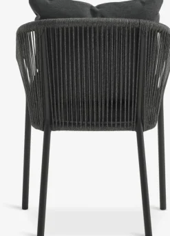 VAMDRUP + GILJAMesa VAMDRUP Ø120 + 4 sillas GILJA gris
