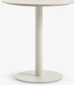 VAMDRUP + INGSTRUPMesa VAMDRUP Ø70 + 2 sillas INGSTRUP beis