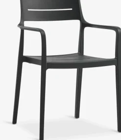 VAMDRUP + INGSTRUPMesa VAMDRUP Ø70 gris + 2 sillas INGSTRUP negro