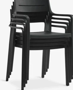 VAMDRUP + INGSTRUPMesa VAMDRUP Ø70 gris + 2 sillas INGSTRUP negro