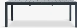 VATTRUP + GAMMELBYMesa VATTRUP L206/321 negro + 4 sillas GAMMELBY gris