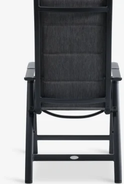 VATTRUP + MYSENMesa VATTRUP L172/276 negro + 4 sillas MYSEN gris
