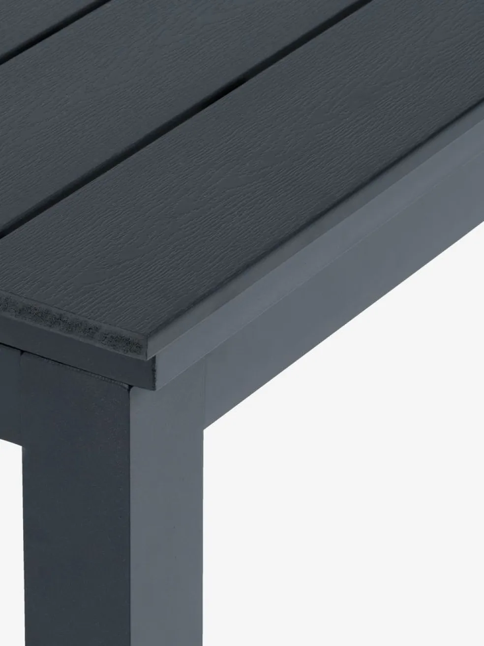 VATTRUP + MYSENMesa VATTRUP L206/321 negro + 4 sillas MYSEN gris