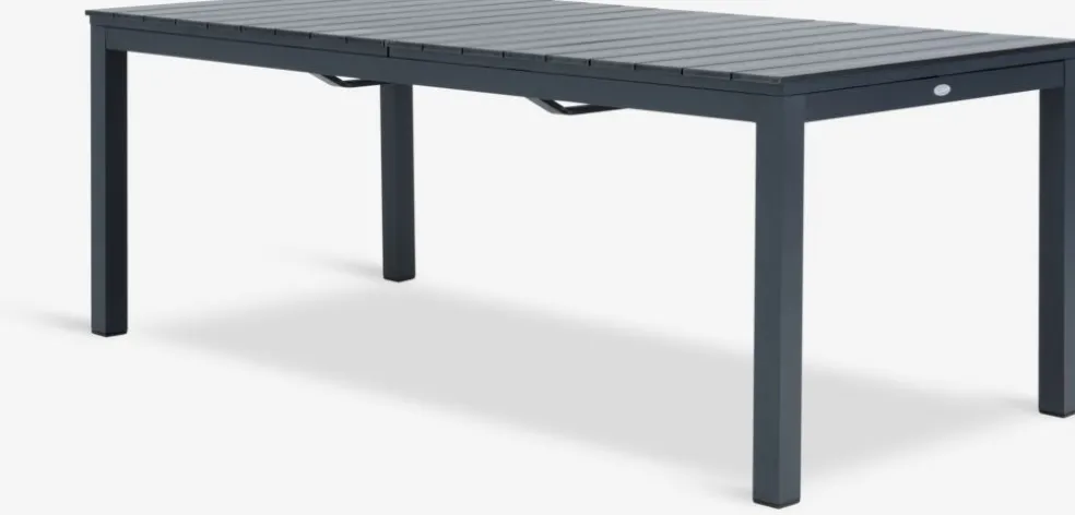 VATTRUP + MYSENMesa VATTRUP L206/321 negro + 4 sillas MYSEN gris