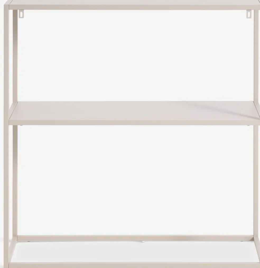 VIRUMMesa consola VIRUM 26x80 con estante beis
