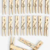 WILLHEMPinzas para ropa WILLHEM madera 20 unidades